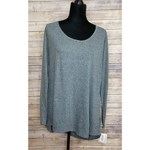LuLaRoe 2XL Lynnae SOLID Grey NWT